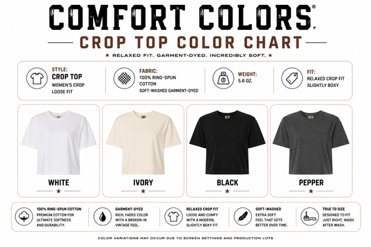 Comfort Colors Boxy Fit T-Shirt (Adult Only)