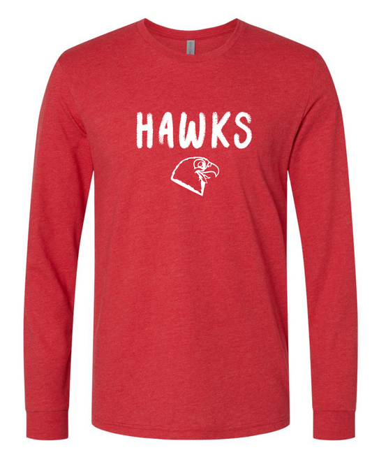 HAWKS Long Sleeve Triblend